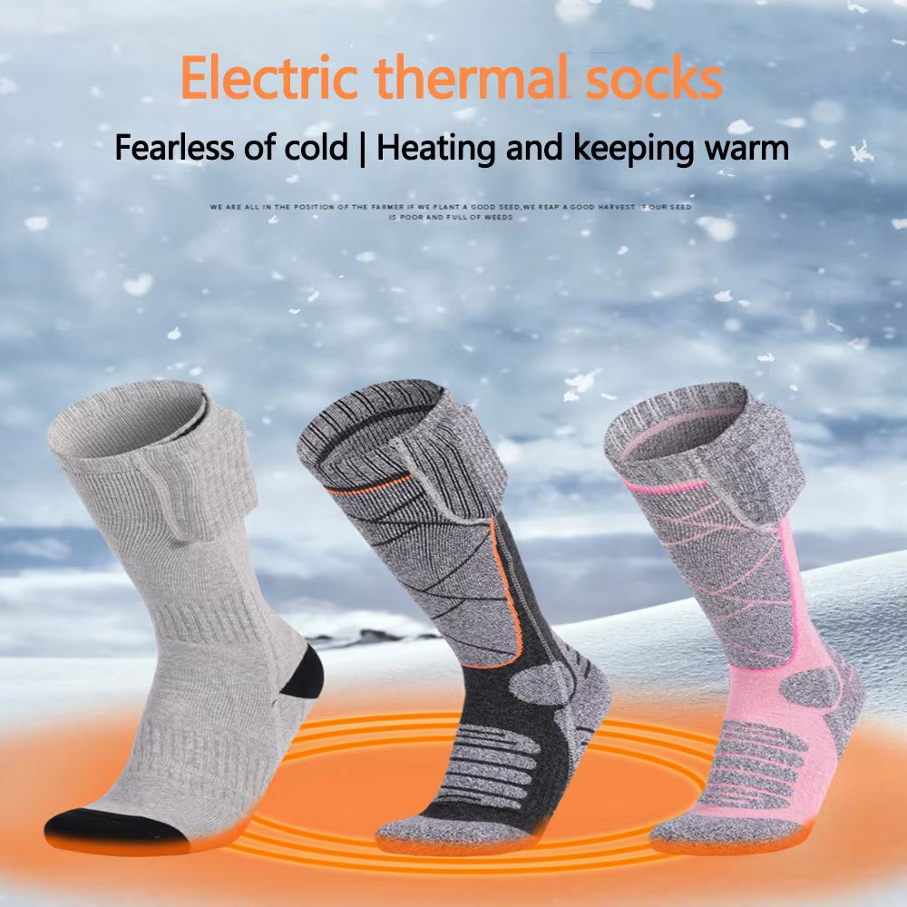 Outdoor Warm Socks 5000Mah APP Control Self Heating Socks Winter Skiing Warm Socks Men'S Women'S Warm Foot Electric Socks