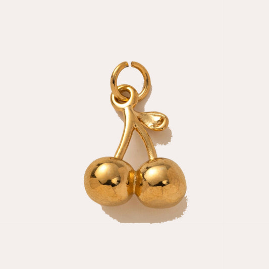 18K Gold Plated Stainless Steel Fruit Charms