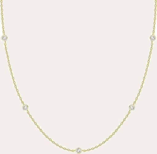 Layered Zirconia Necklace