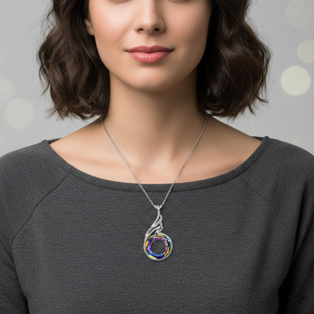 Phoenix Pendant, Symbolizes luck and renewal