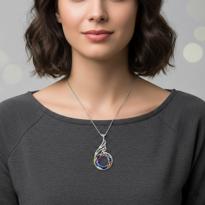 Phoenix Pendant, Symbolizes luck and renewal