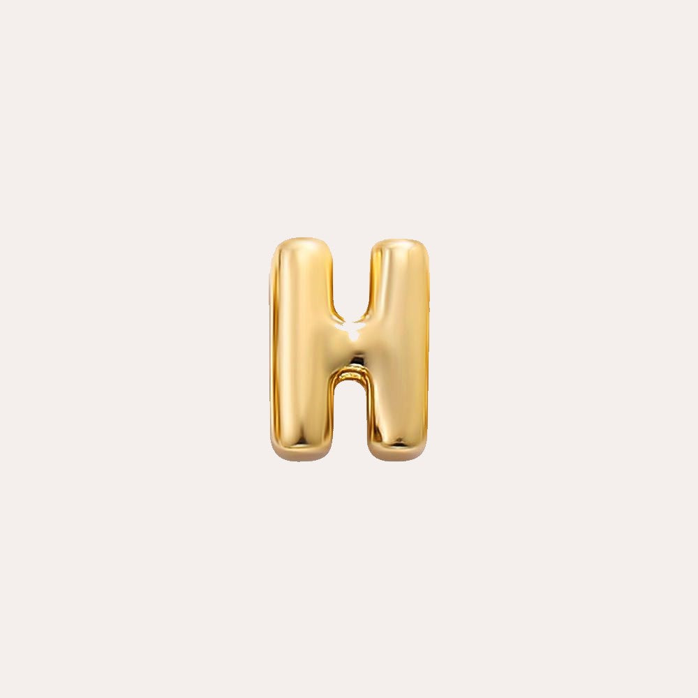 Gold-Plated Initial Charms