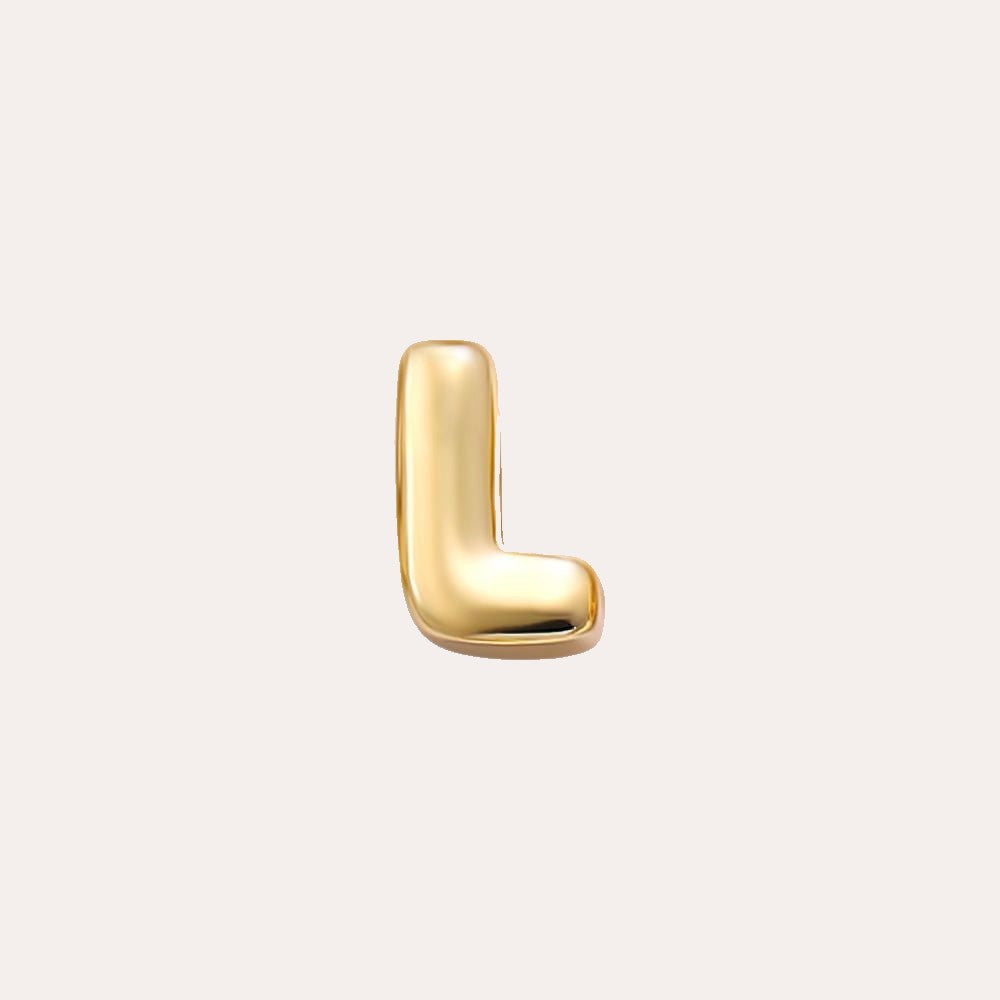 Gold-Plated Initial Charms