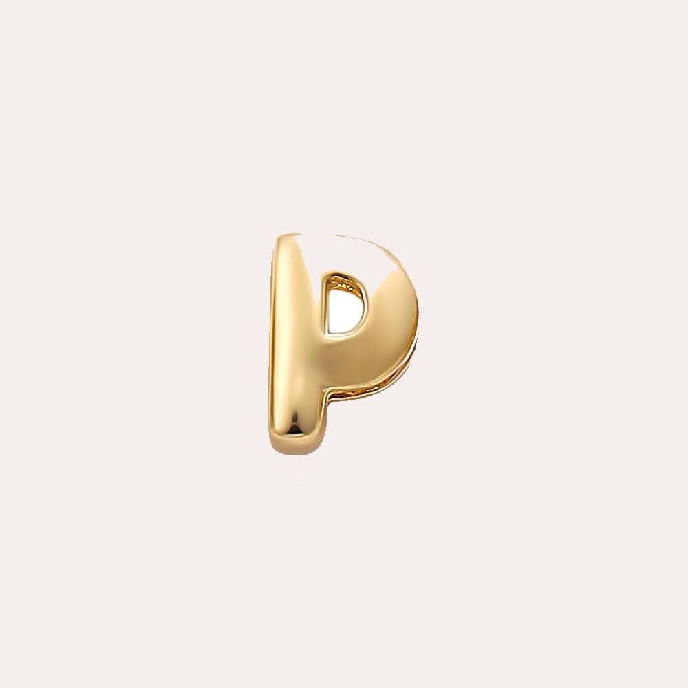 Gold-Plated Initial Charms
