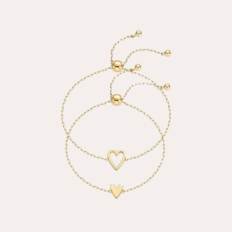 Heart Bracelet Set