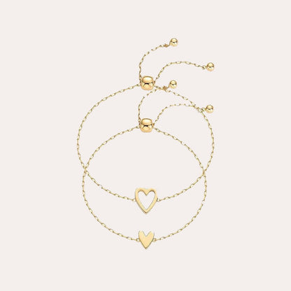 Heart Bracelet Set
