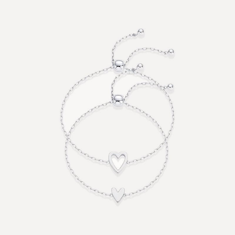 Heart Bracelet Set