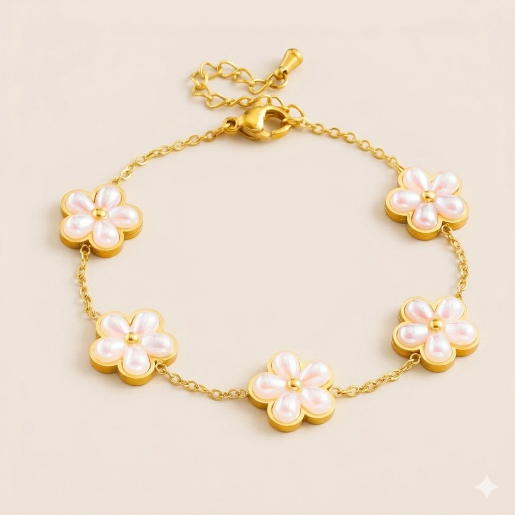 Flower Design Bracelet
