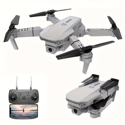 E88 Drone Equipped with Dual Cameras, Mobile Application Control, Indoor Flying, Halloween/Christmas/New Year Gifts